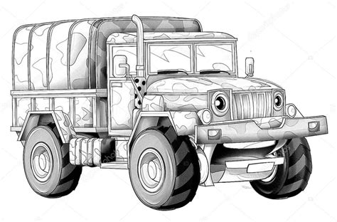 Army Vehicle Coloring Pages