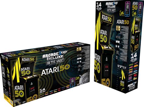 Arcade1Up ATARI 50TH Anniversary 17" Deluxe Arcade Multi ATR-A-305127 ...