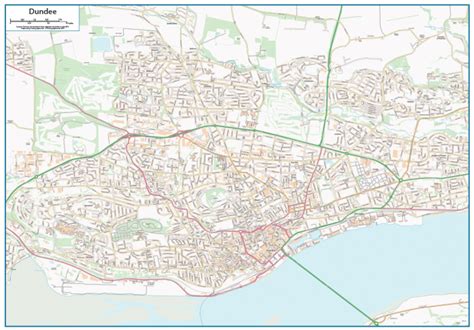 Dundee Street map - Cosmographics Ltd