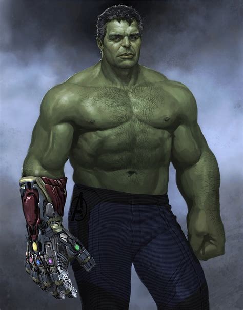 War MACHINE: Avengers Endgame Hulk Concept Art