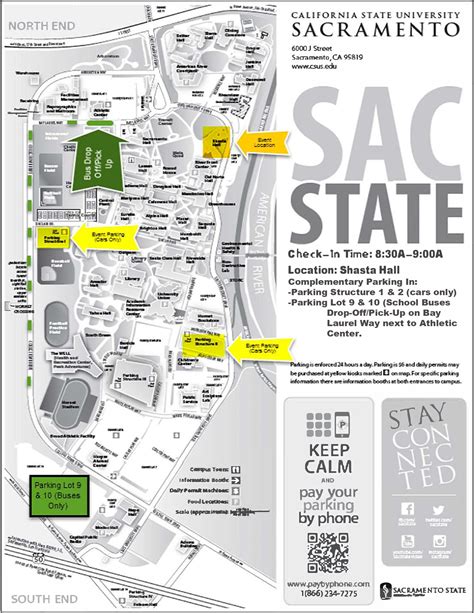 Sacramento State Campus Map