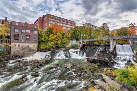 Magog River Downtown Sherbrooke Photograph by Pierre Leclerc Photography