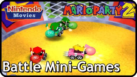 Mario Party 2 - All Battle Mini-Games - YouTube