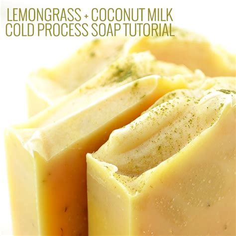 How to Make Lemongrass and Coconut Soap | Milk soap recipe, Homemade soap recipes, Soap recipes