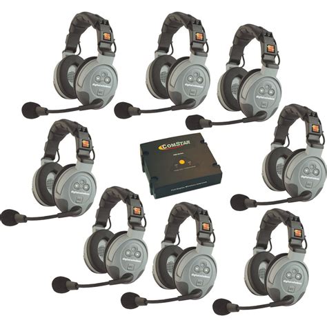 Eartec COMSTAR 8-Person Wireless Intercom System XT-8/D B&H