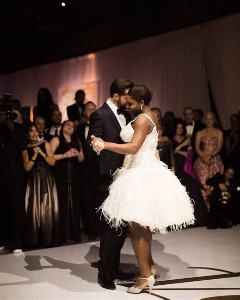 Serena Williams Looks Beautiful In Her Strapless Wedding Dress - FPN