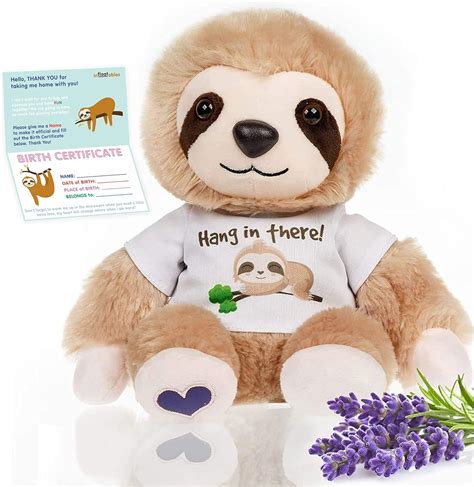 Buy infloatables Stuffed Sloth - Warmies Microwavable Animals ...