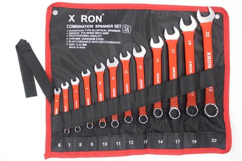 XRON INSULATED SPANNER SET PROFESSIONAL TOOL Double Sided Combination Wrench Price in India ...