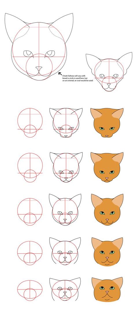 Cat Tutorial - Face by PerianArdocyl on deviantART | Cat face drawing, Cat drawing tutorial ...