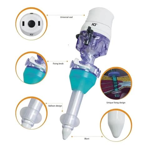 Laparoscopic Blunt Tip Hasson Balloon Trocar For Endoscopic Surgery Hassonpass Disposable Trocar ...