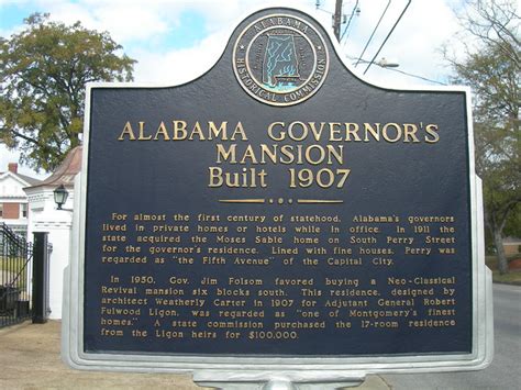 Alabama Governor's Mansion Historic Marker | South Perry Str… | Flickr ...