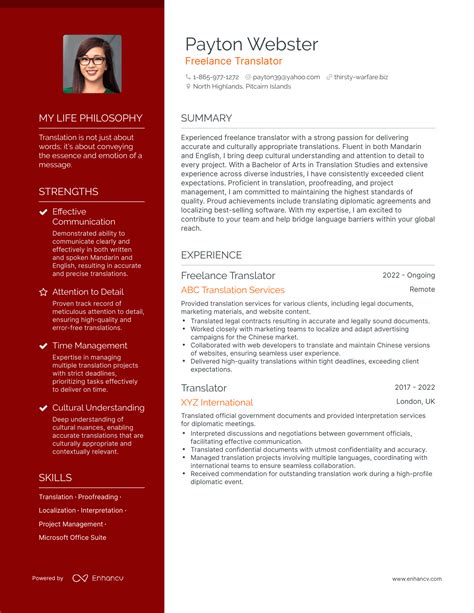 3 Successful Freelance Translator Resume Examples And Writing Tips for 2024