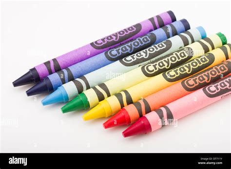 Crayola wax crayons made mostly of petroleum paraffin wax an iconic ...