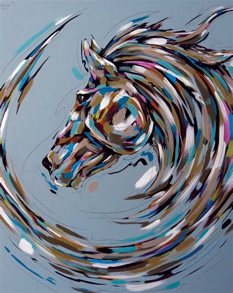 Art print Horse Painting Acrylic Painting on canvas Art