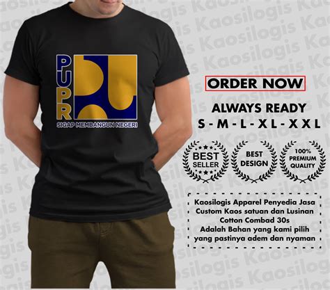 Kaos Baju PUPR Logo Membangun Negeri - Kaosilogis | Lazada Indonesia