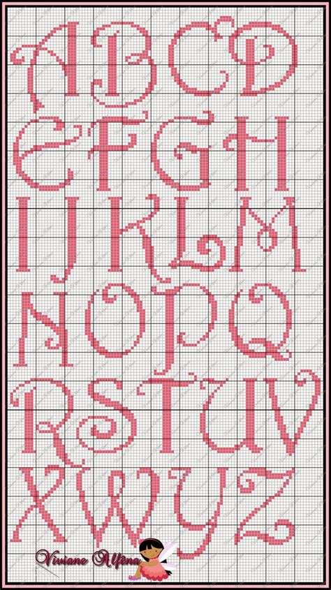 Cross stitch letter patterns, Cross stitch alphabet patterns, Cross ...