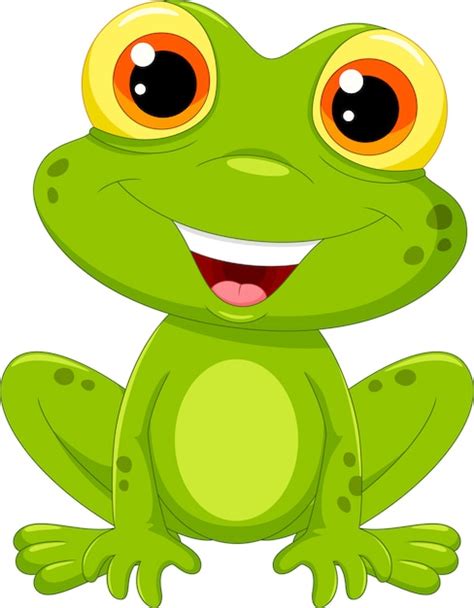 Premium Vector | Cute frog cartoon