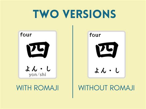 Japanese Kanji Number Flashcards Japanese Printable Numbers | Etsy