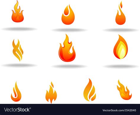 Fire logo Royalty Free Vector Image - VectorStock