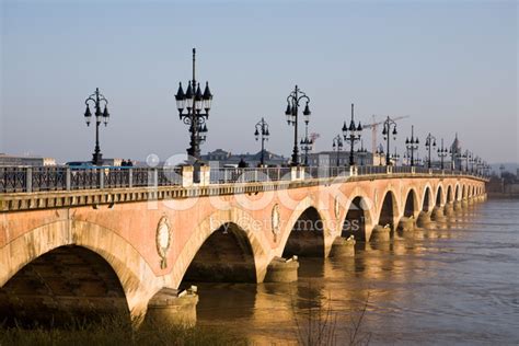 Bridge Over Gironde River, Bordeaux, France stock photos - FreeImages.com