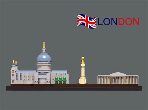 London Skyline LEGO MOC | 8x34 skyline designed for the Rebr… | Flickr