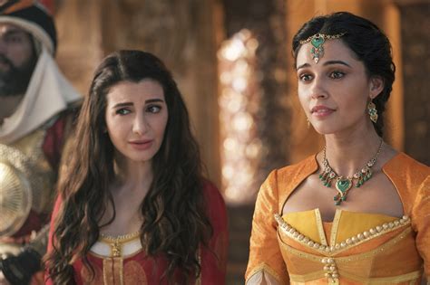 'Aladdin': Naomi Scott on why her Princess Jasmine needed Nasim Pedrad ...