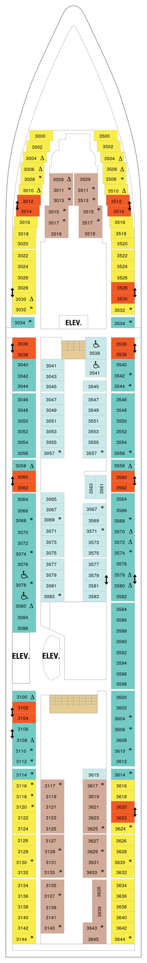 Serenade of the Seas Deck Plans | CruiseInd