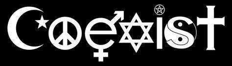 coexist | Bumper stickers, Coexist, Coexist symbol