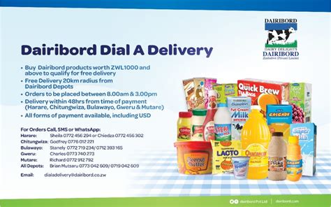 Order your favourite Dairibord... - Dairibord Zimbabwe | Facebook