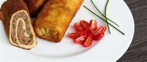 Polish Croquettes With Meat - Polish Krokiety With Meat - Step By Step Recipe | Food, Recipes ...