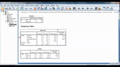 Introduction to SPSS (v20) - Descriptive Statistics - YouTube