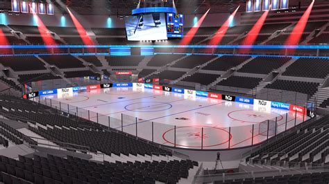 Hockey Arena - High detail 3D Model $199 - .max .fbx .obj .3ds - Free3D