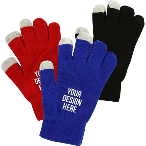 Promotional Touch Screen Gloves with Custom Logo for $3.36 Ea.