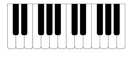 Piano Keyboard Clipart - ClipArt Best