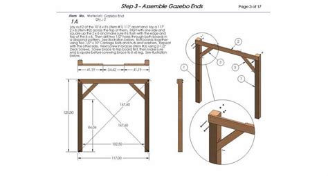 Hip Roof Gazebo Building Plans 12' x 14' Perfect for | Etsy Building Roof, Building Permits ...