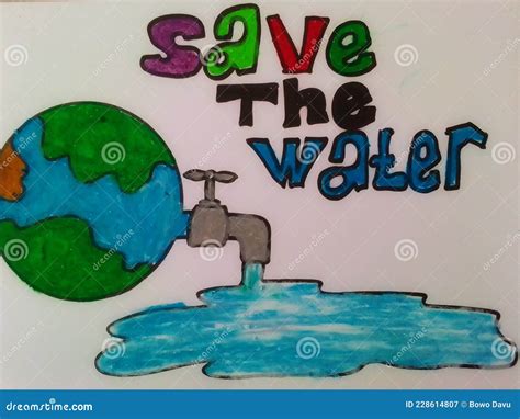 Poster On Save Water From Pollution