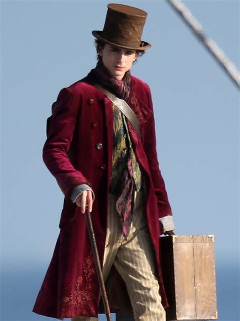 Wonka 2023 Timothee Chalamet Coat | Willy Wonka Coat