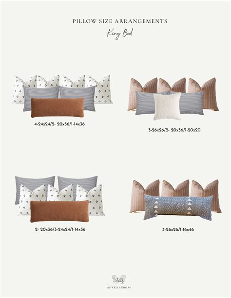 How to Layer Pillows on a King and Queen Bed - Dwell & Oak