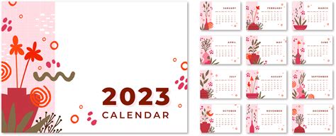 a calendar with flowers and plants on the cover, in pink tones stock photo - budget conscious