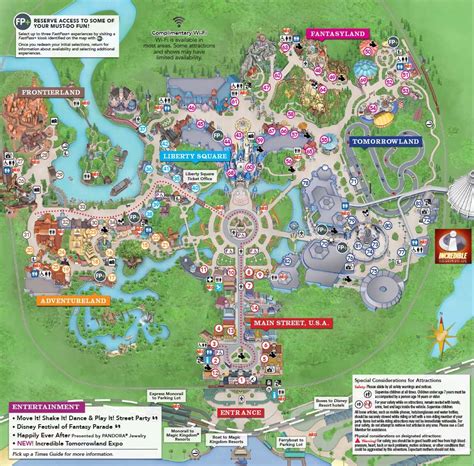 Mapa Magic Kingdom – Viaja Al Mundo Mágico