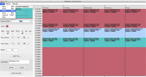 Free College Schedule Maker | Examples and Forms