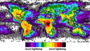 First complete world map of lightning activity | New Scientist