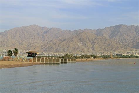 The Border between Israel and Jordan Stock Photo - Image of blue ...