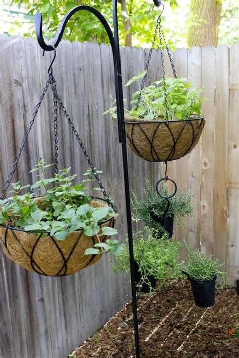 Hanging herb garden | Hanging herb garden, Hanging herbs, Herb garden