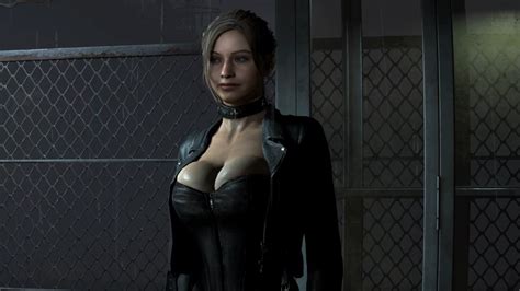 Sexy Claire Redfield Moto Jacket XL Outfit Resident Evil2 Remake mod - YouTube