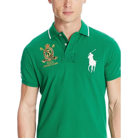 Lyst - Polo Ralph Lauren Classic-fit Big Pony Polo in Green for Men