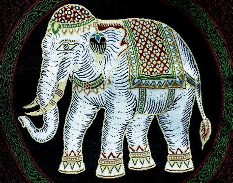 Elephant Embroidery Free Stock Photo - Public Domain Pictures