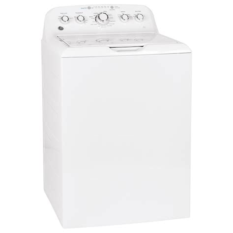 GE 4.5-cu ft High Efficiency Agitator Top-Load Washer (White) in the Top-Load Washers department ...