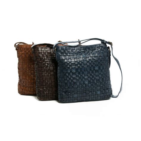 Oran Zara Women's Woven Leather Crossbody Bag RH33000 – SIRICCO