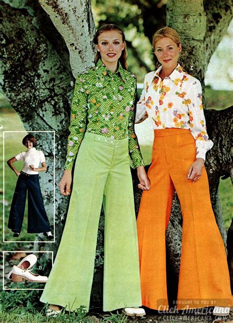 Bell-bottoms & beyond: The fashionable '70s pants for women that were hot in 1973 - Click Americana